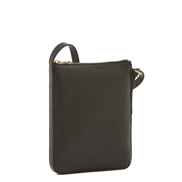 Modulo | Women's crossbody bag in leather color black