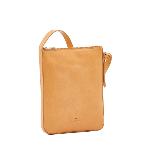Modulo | Women's crossbody bag in leather color natural