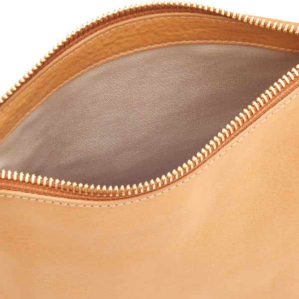 Modulo | Women's Crossbody Bag in Leather color Natural
