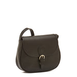 Novecento | Women's crossbody bag in leather color black