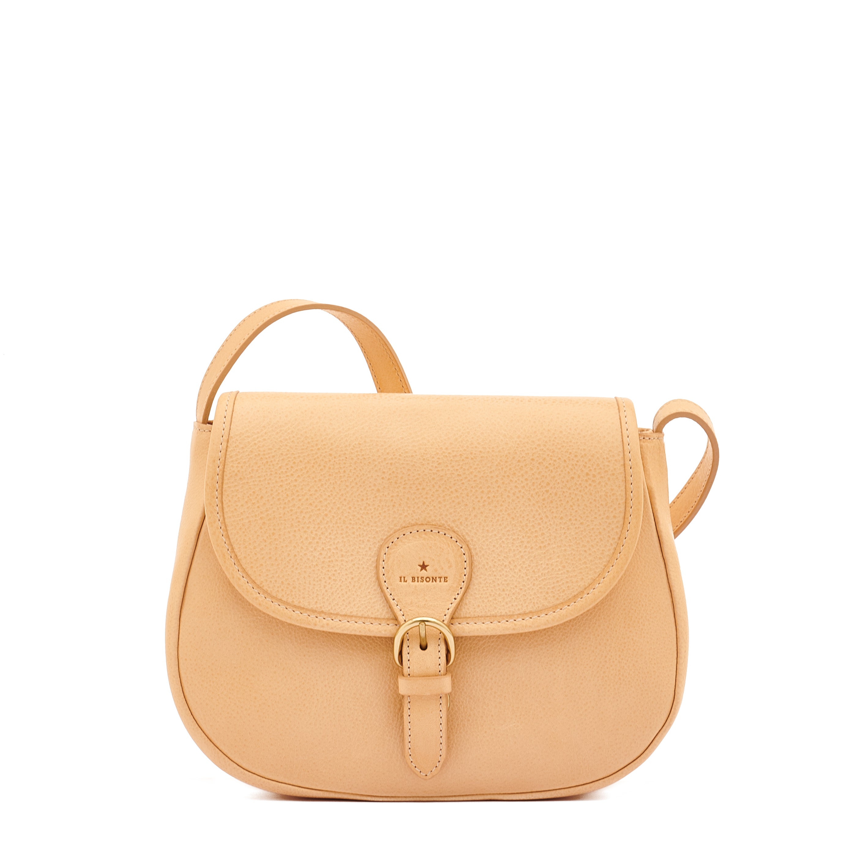 Novecento | Women's crossbody bag in leather color natural