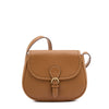 Novecento | Sac bandouliere pour femme en cuir couleur gianduia
