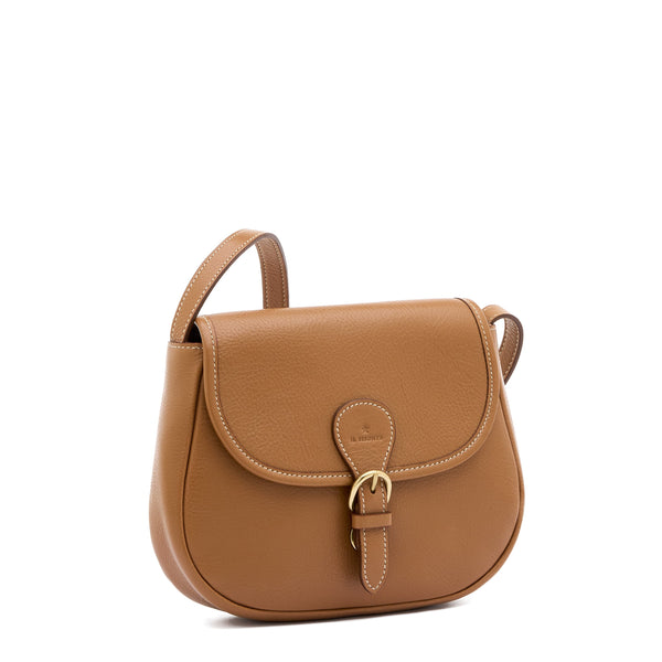Novecento | Borsa a tracolla da donna in pelle colore gianduia