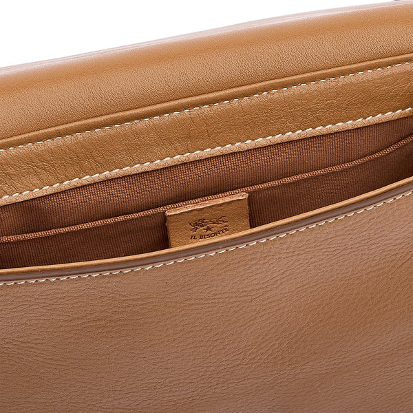 Novecento | Borsa a tracolla da donna in pelle colore gianduia