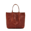Nina | Women's crossbody bag in vintage leather color sepia