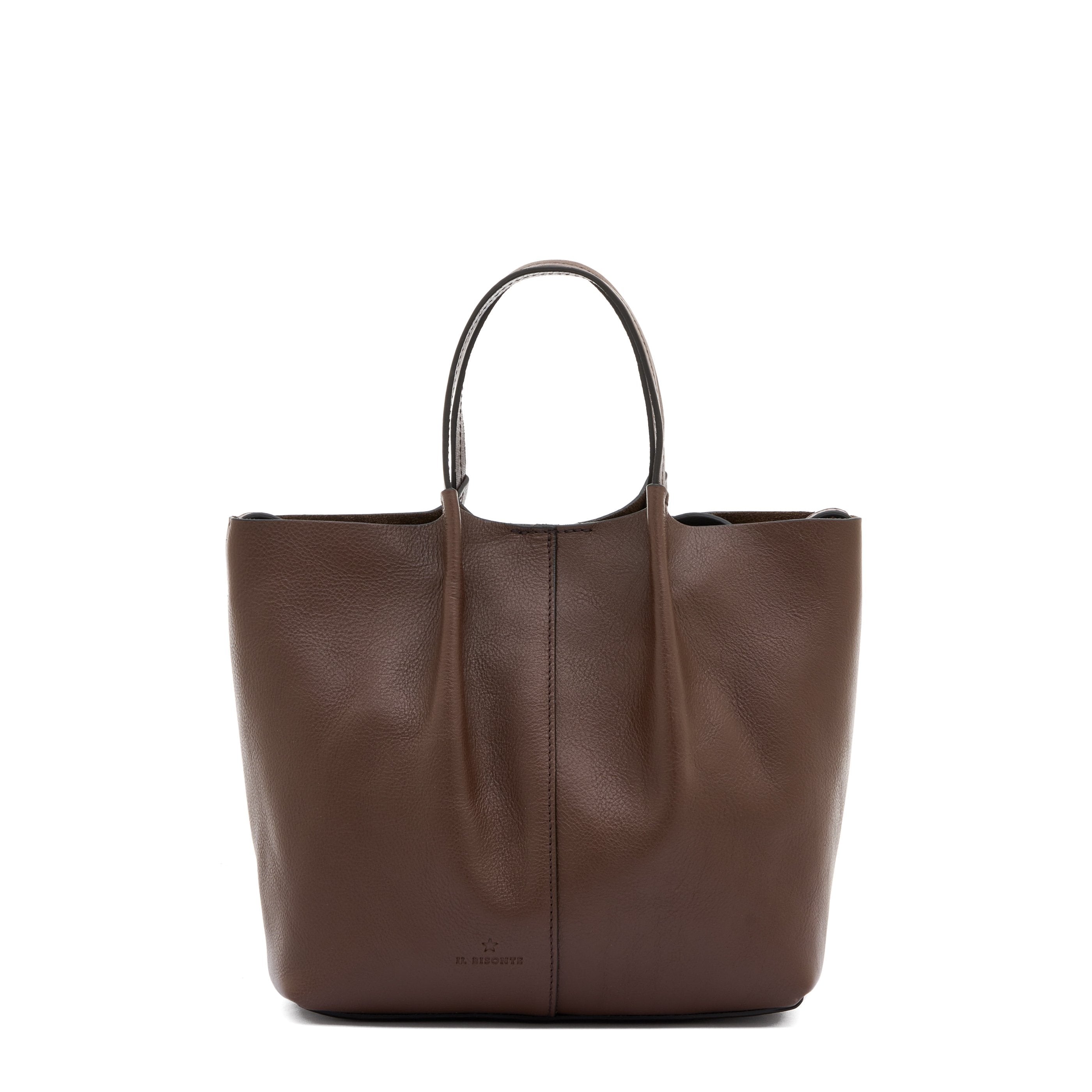 Nina | Sac bandouliere pour femme en cuir couleur marron tabacco — 
front view
 — 1 of 8