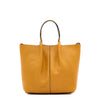 Nina | Sac bandouliere pour femme en cuir couleur jaune narciso