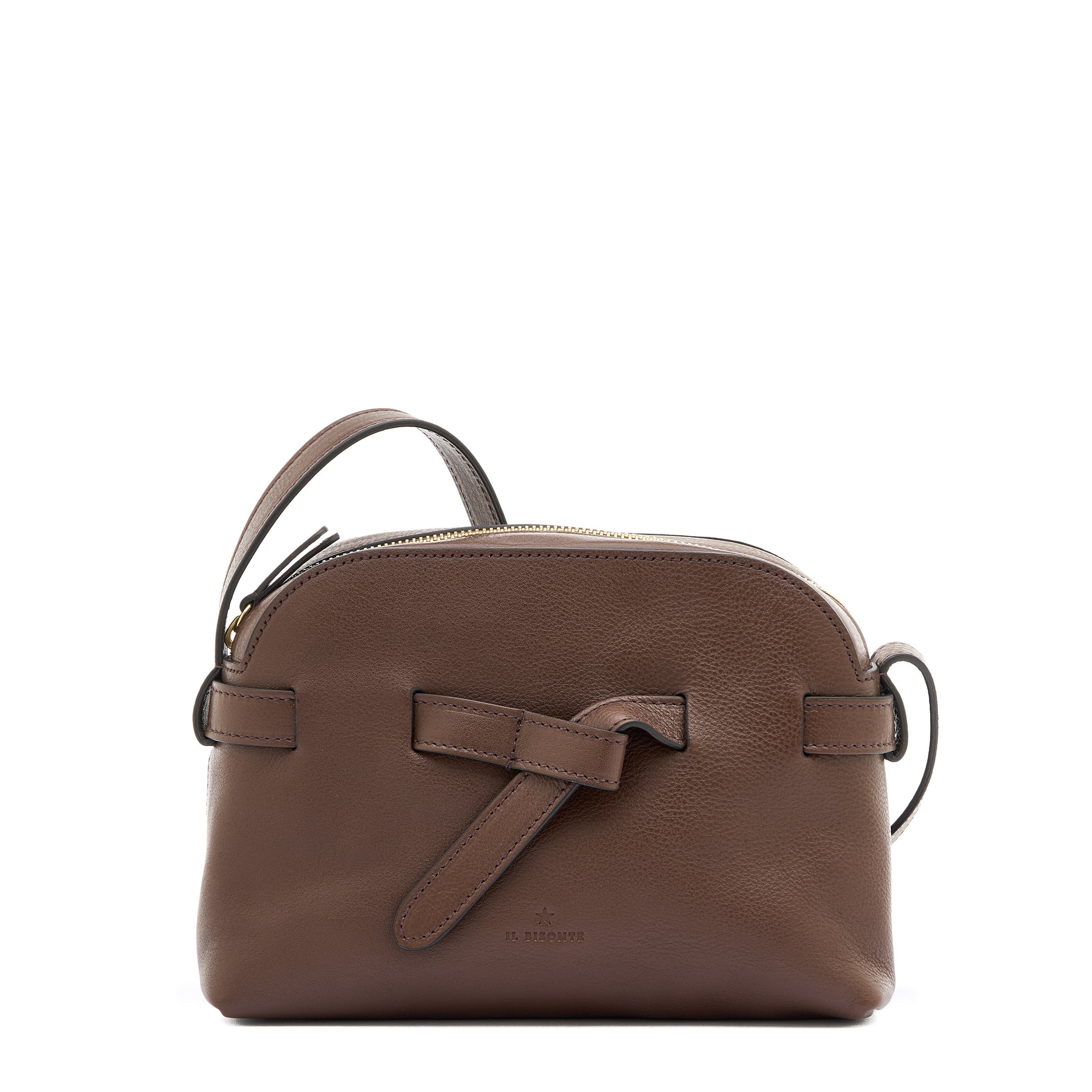Elisa | Sac bandouliere pour femme en cuir couleur marron tabacco — 
front view
 — 1 of 6