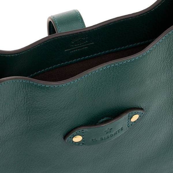 Archivio | Borsa a tracolla da donna in pelle colore verde oleandro