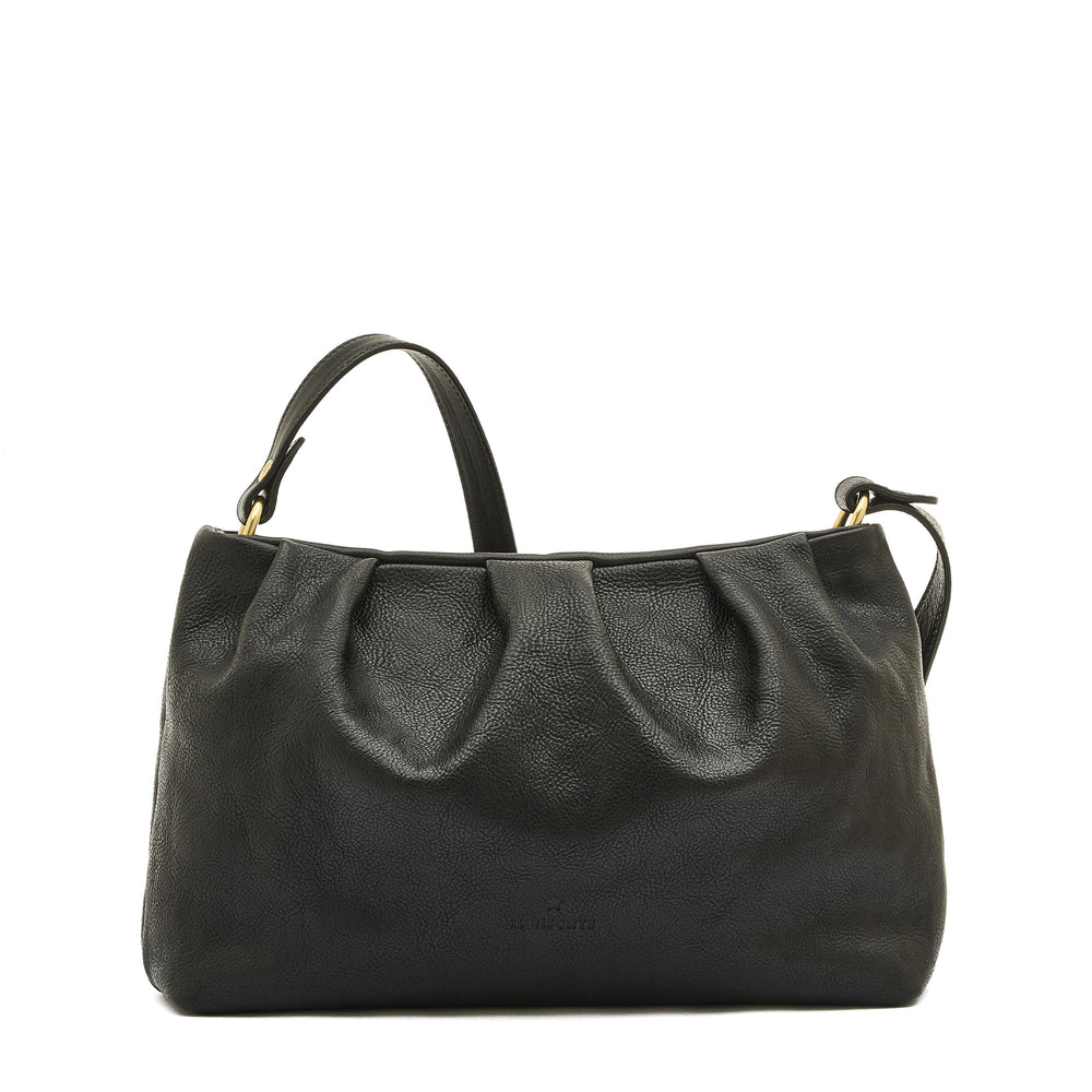 Accademia | Borsa a tracolla da donna in pelle invecchiata colore nero