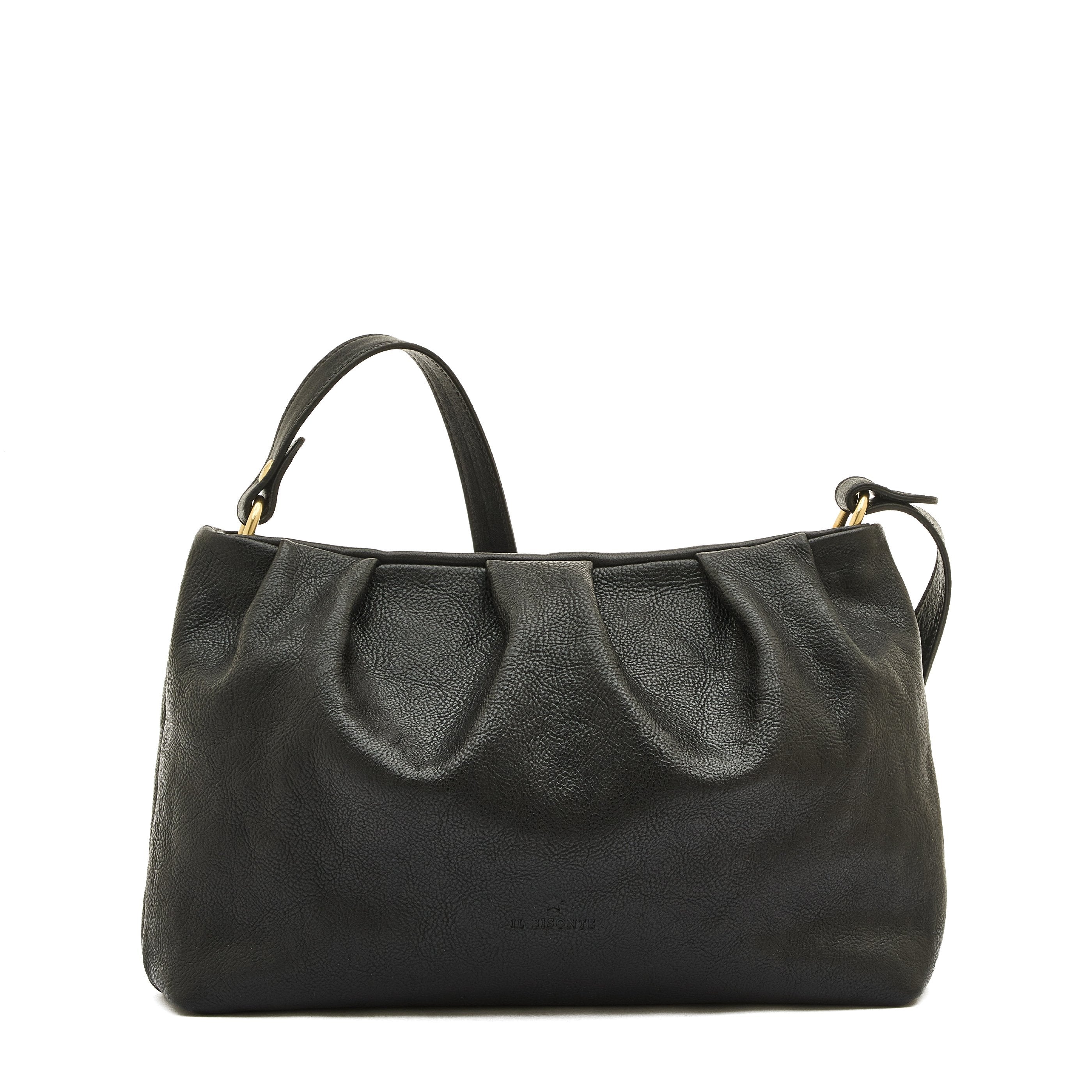 Accademia | Borsa a tracolla da donna in pelle invecchiata colore nero