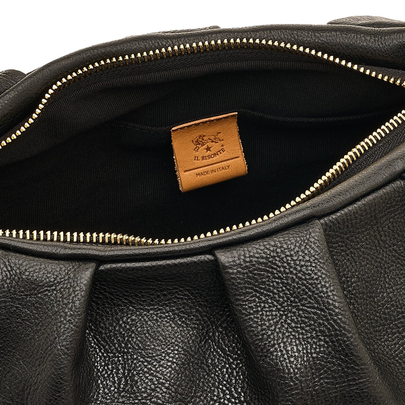 Accademia | Borsa a tracolla da donna in pelle invecchiata colore nero