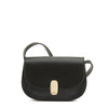 Atelier | Women's crossbody bag in leather color black