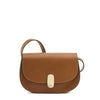 Atelier | Women's crossbody bag in leather color chocolate