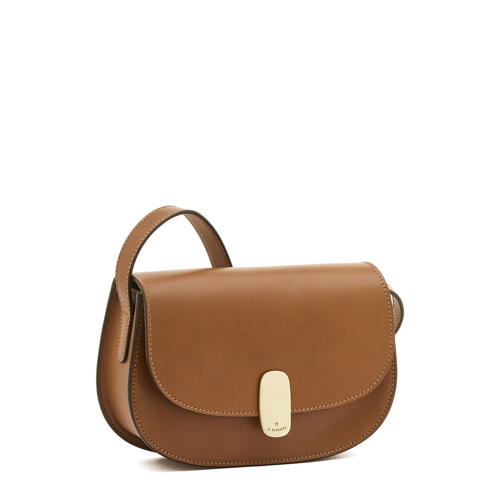 Atelier | Women's crossbody bag in leather color chocolate
