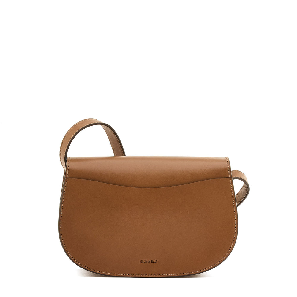Atelier | Women's crossbody bag in leather color chocolate