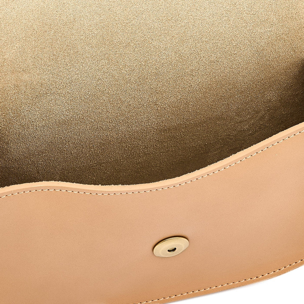 Atelier | Women's crossbody bag in leather color natural