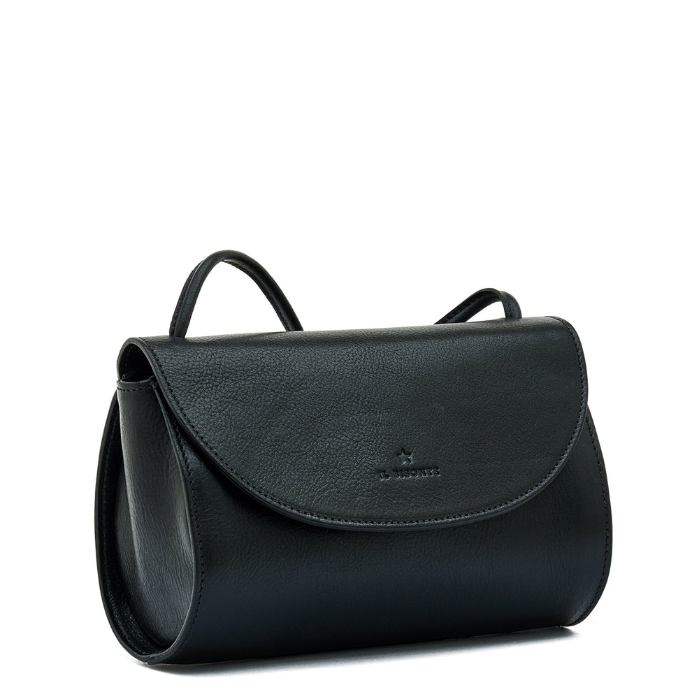 Linea 1978 | Borsa a tracolla da donna in pelle colore nero