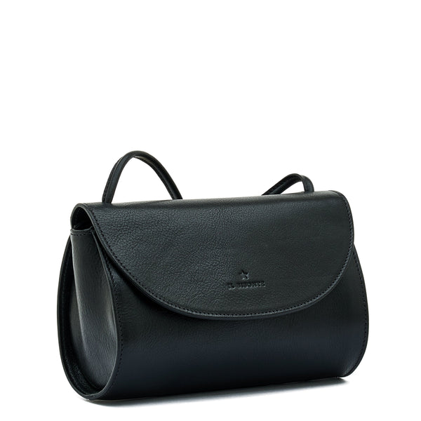 Linea 1978 | Borsa a tracolla da donna in pelle colore nero