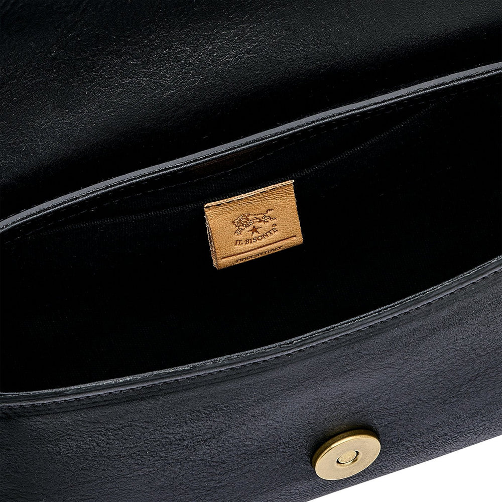 Linea 1978 | Borsa a tracolla da donna in pelle colore nero