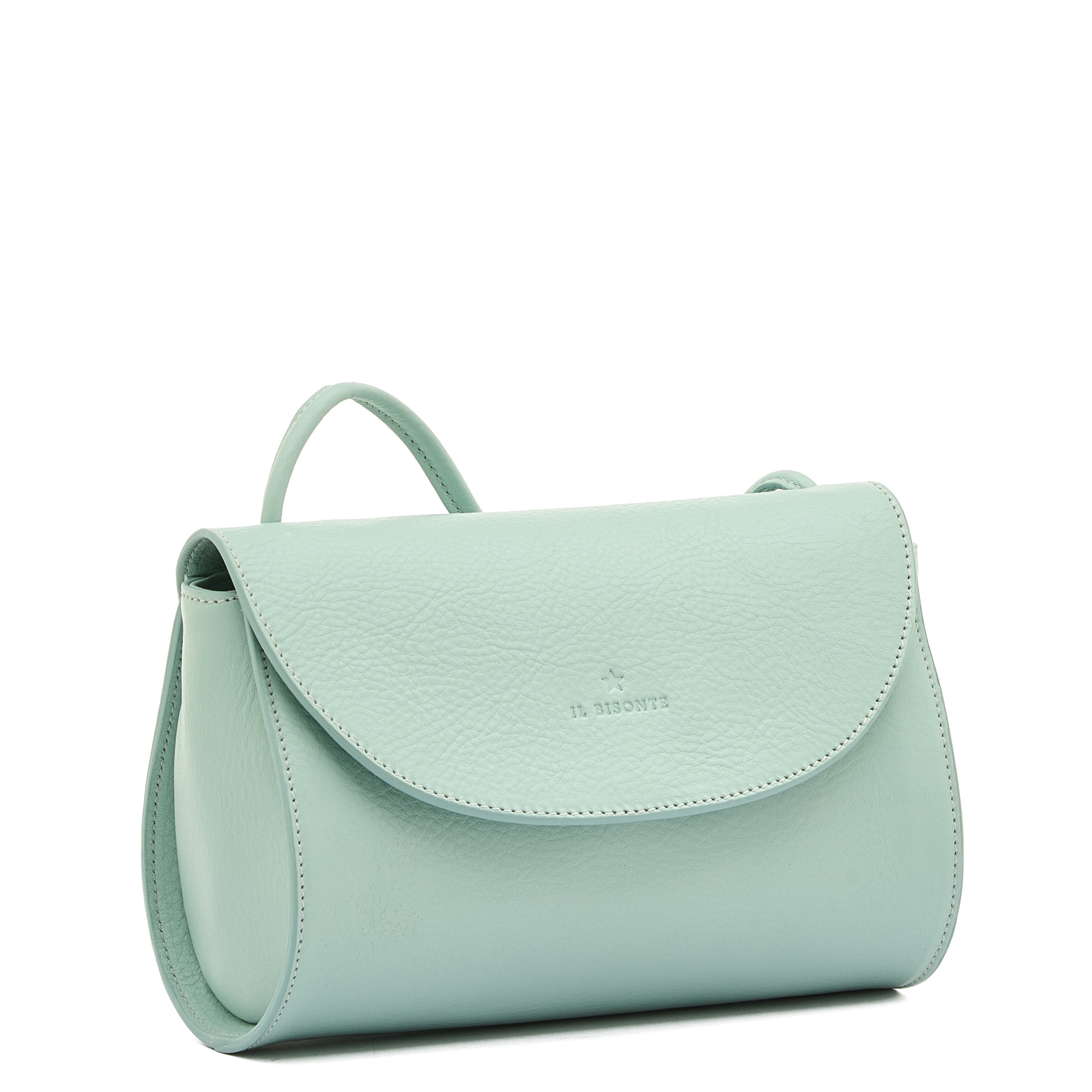 Linea 1978 | Borsa a tracolla da donna in pelle colore celeste botticelli