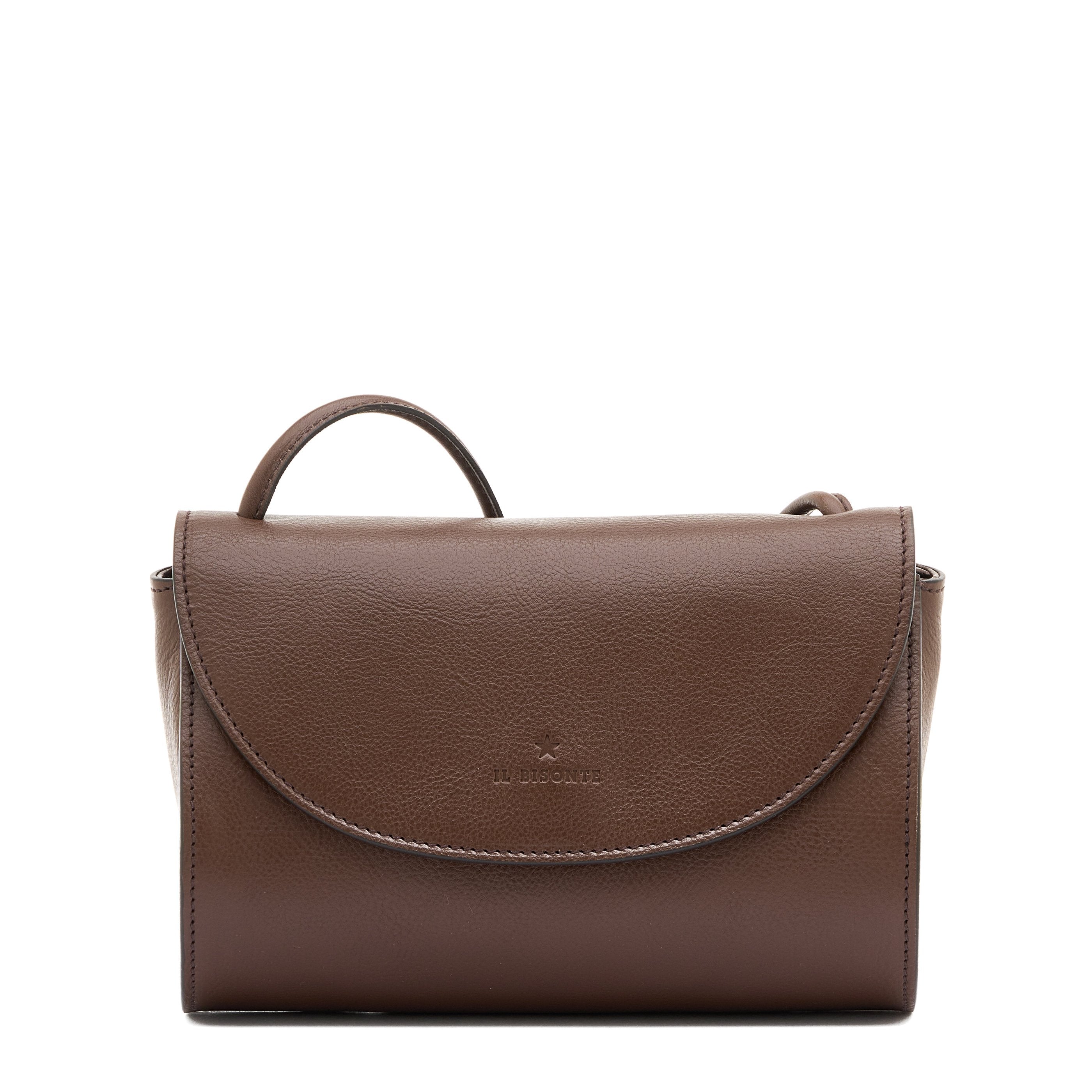 Linea 1978 | Sac bandouliere pour femme en cuir couleur marron tabacco — 
front view
 — 1 of 4