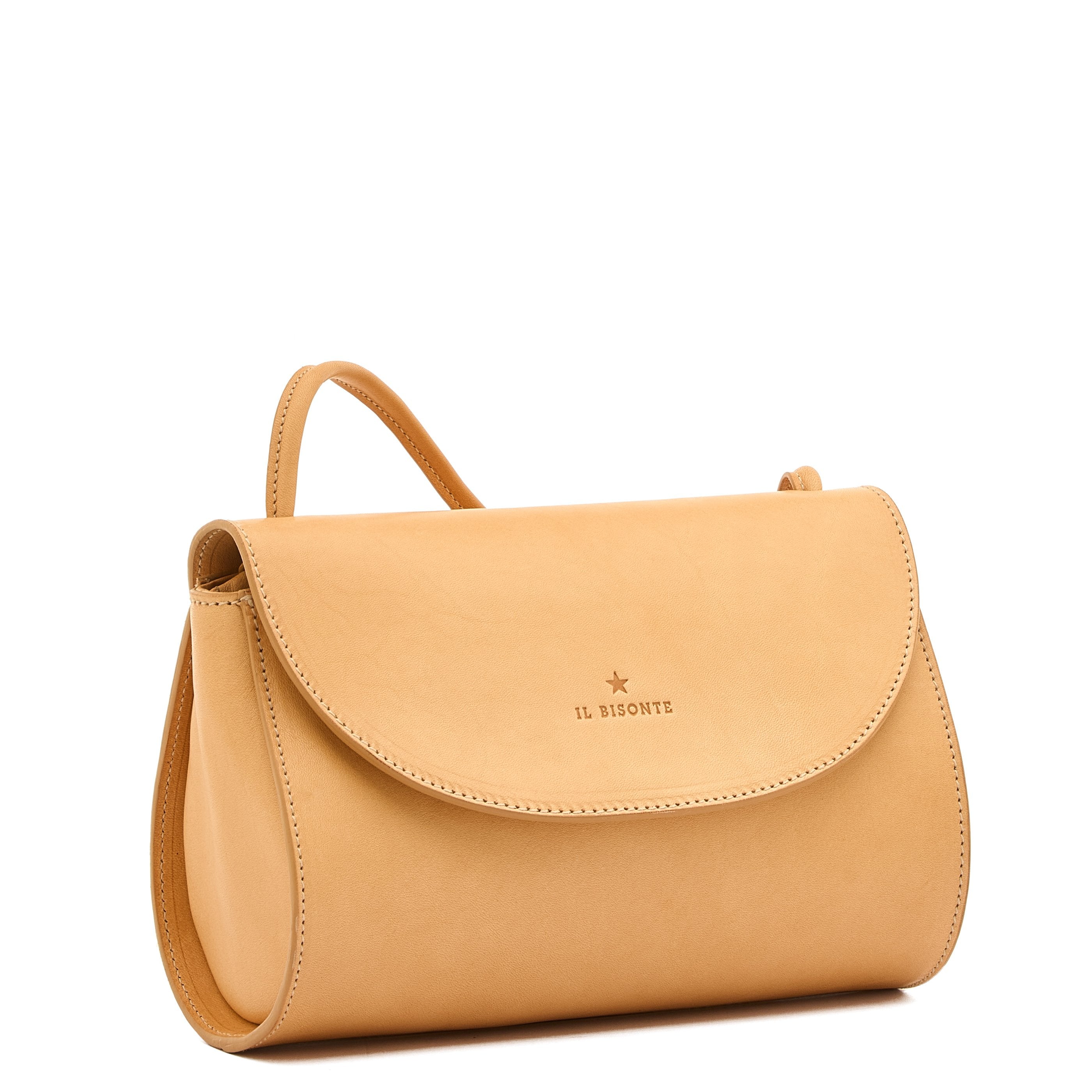 Linea 1978 | Borsa a tracolla da donna in pelle colore naturale