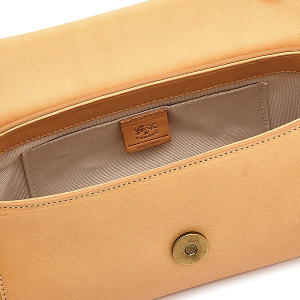 Linea 1978 | Borsa a tracolla da donna in pelle colore naturale