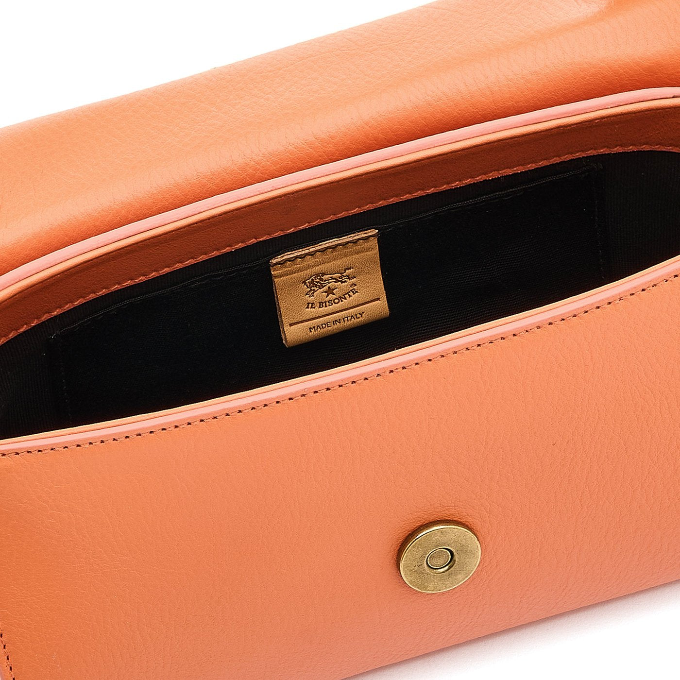 Linea 1978 | Borsa a tracolla da donna in pelle colore arancio pontormo