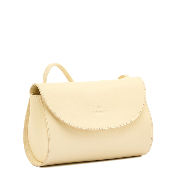 Linea 1978 | Borsa a tracolla da donna in pelle colore latte