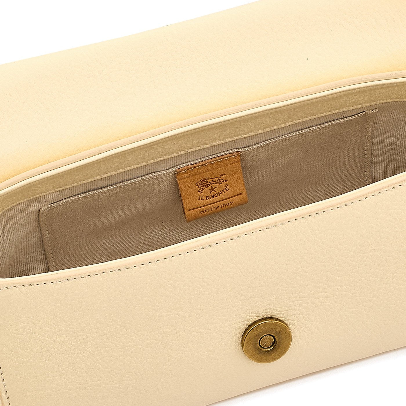 Linea 1978 | Borsa a tracolla da donna in pelle colore latte