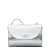 Linea 1978 | Women's crossbody bag in metallic leather color metallic silver