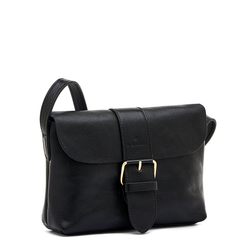 Linea 1990 | Women's crossbody bag in leather color black