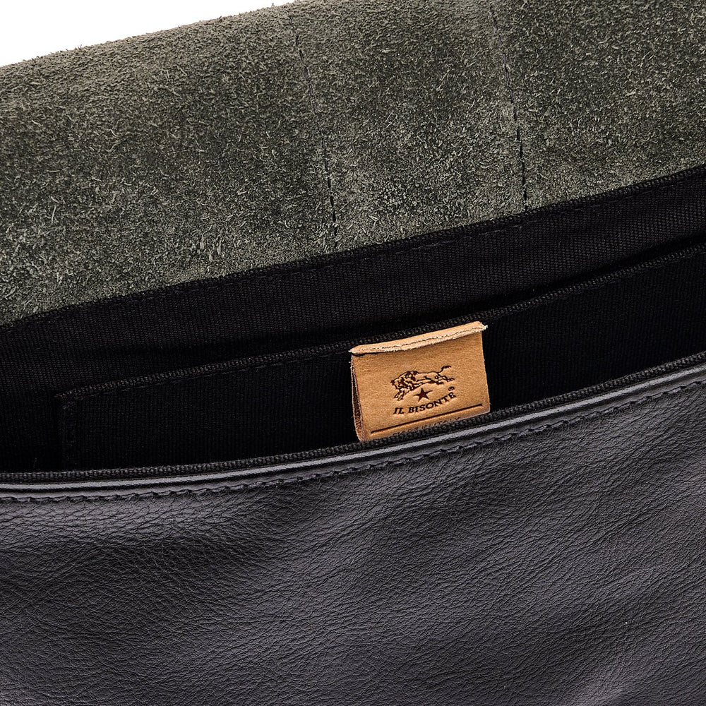 Linea 1990 | Women's crossbody bag in leather color black