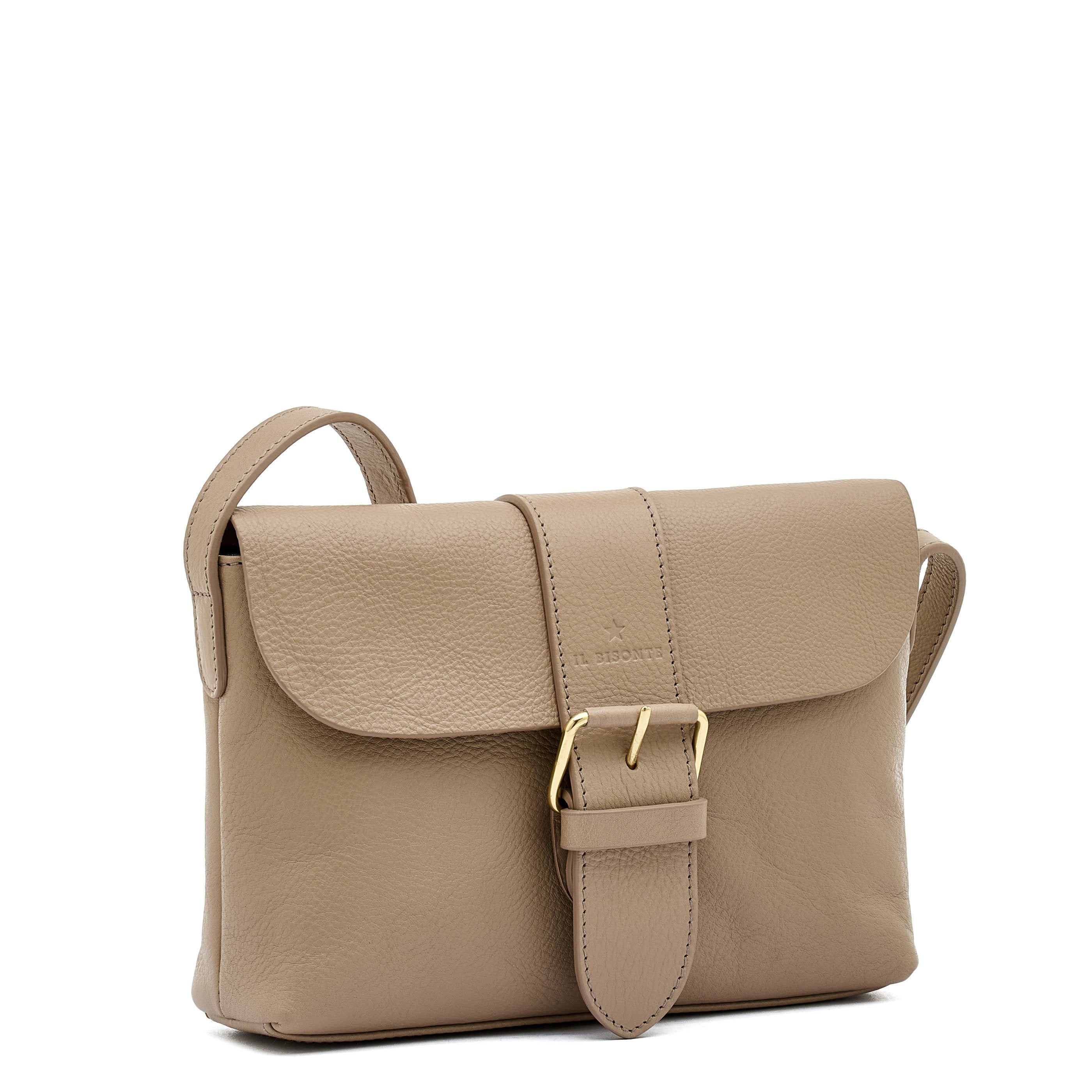 Linea 1990 | Borsa a tracolla da donna in pelle colore beige vasari