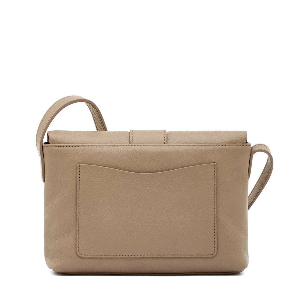 Linea 1990 | Borsa a tracolla da donna in pelle colore beige vasari