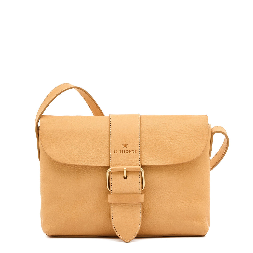 Linea 1990 | Borsa a tracolla da donna in pelle colore naturale