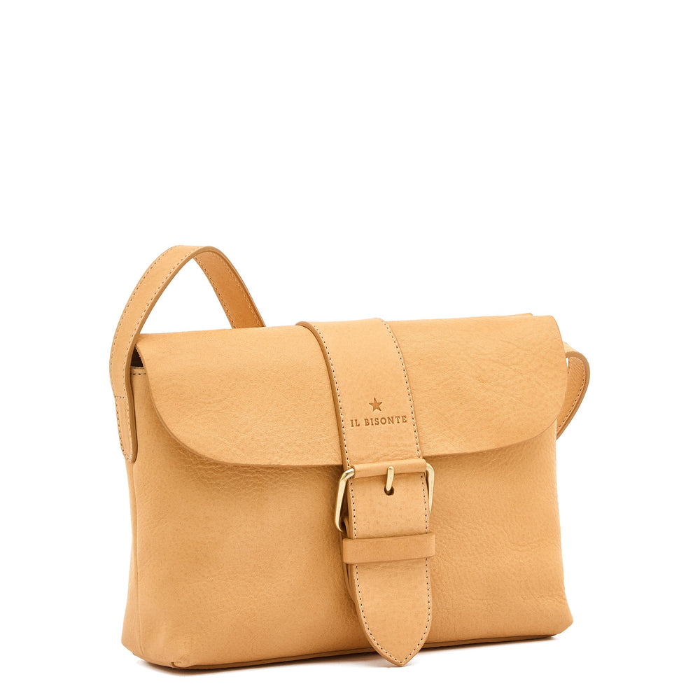 Linea 1990 | Borsa a tracolla da donna in pelle colore naturale