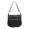 Essenza | Women's crossbody bag in vintage leather color black