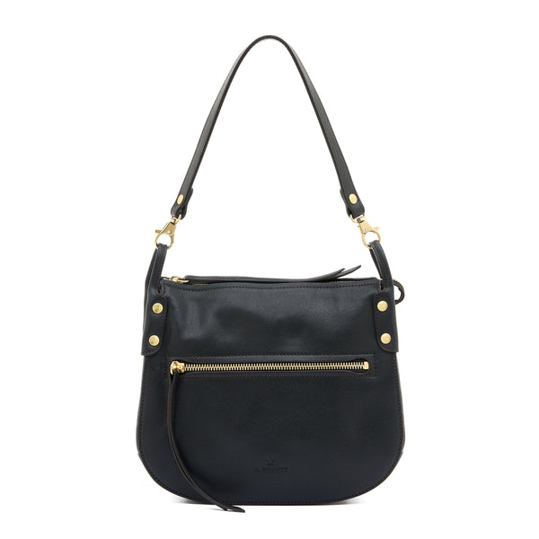 Essenza | Women's crossbody bag in vintage leather — 
front view
