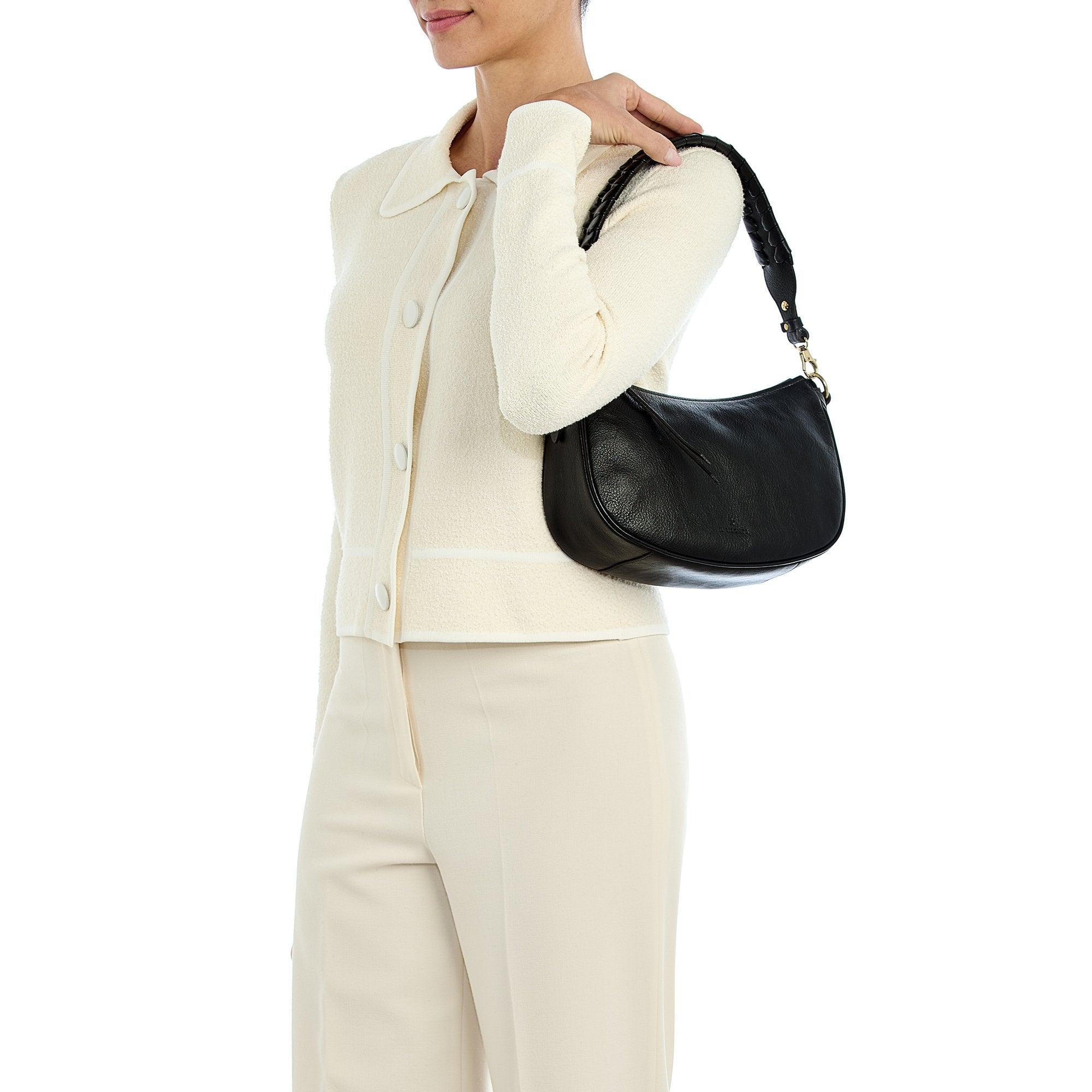 Trama | Women's crossbody bag in leather — 
product detail view
 — 5 of 6