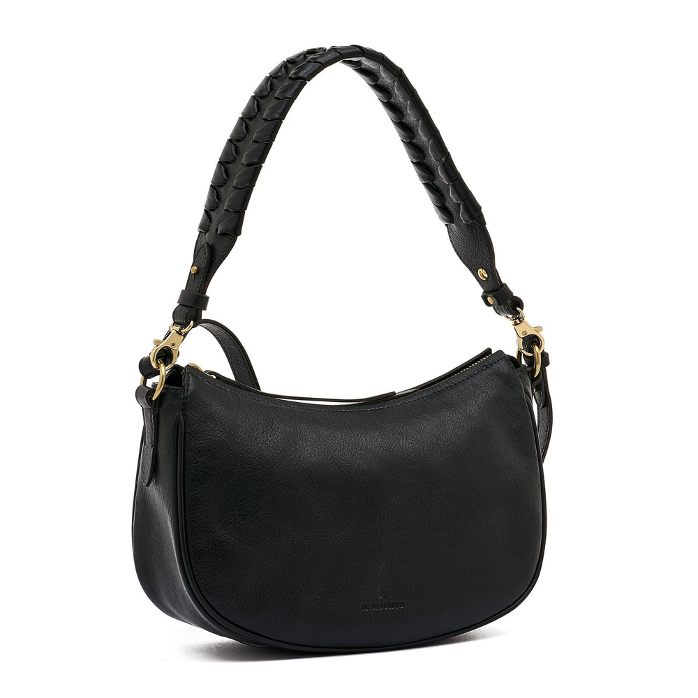 Trama | Women's crossbody bag in leather — 
side view
 — 3 of 5