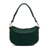 Trama | Borsa a tracolla da donna in pelle colore verde oleandro