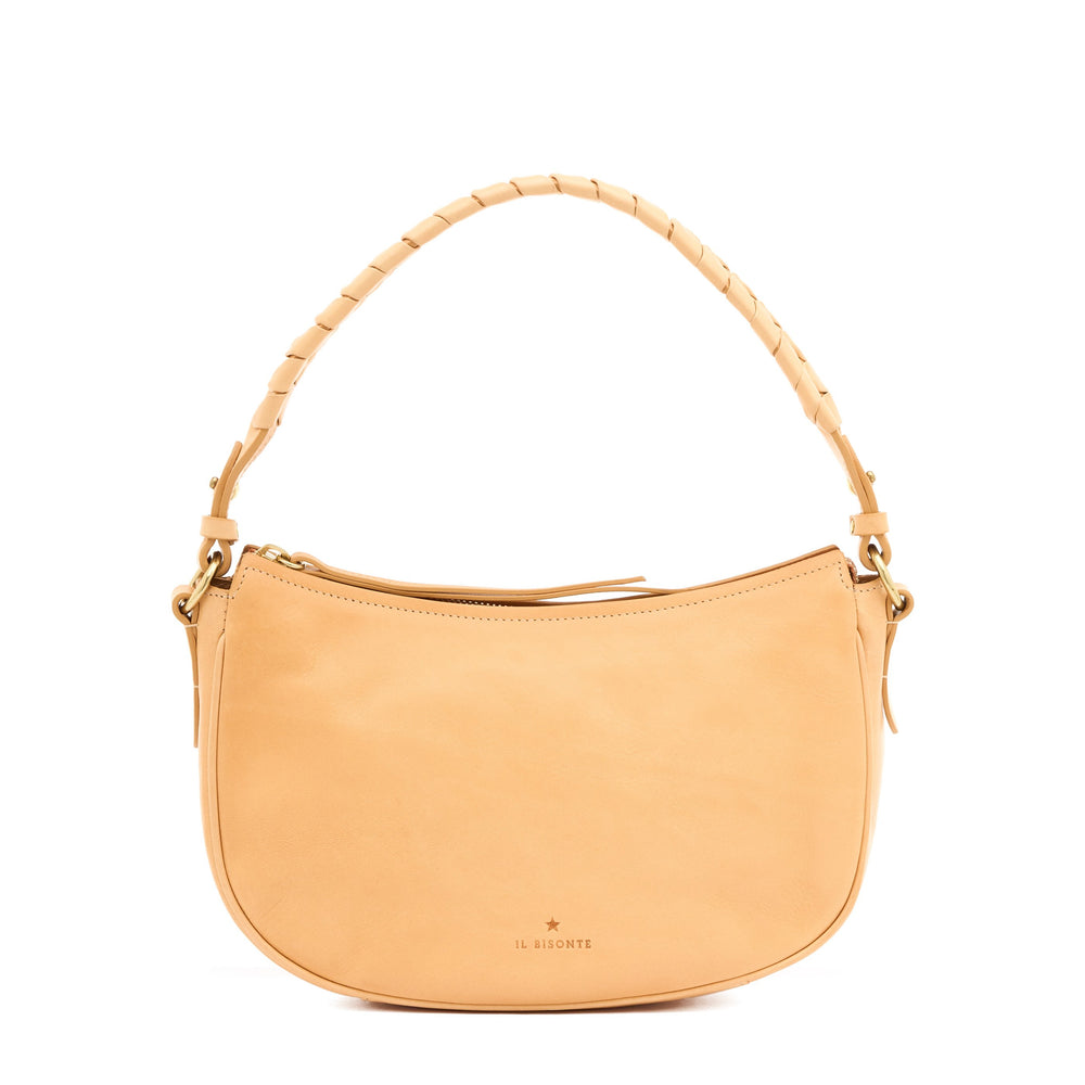 Trama | Women's crossbody bag in leather color natural — 
front view
 — 1 of 6