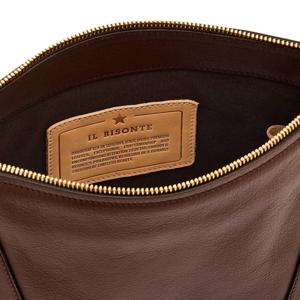 Storia | Sac bandouliere pour femme en cuir couleur marron tabacco