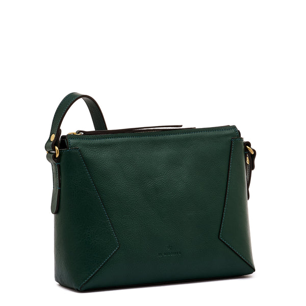 Storia | Sac bandouliere pour femme en cuir couleur vert oleandro
