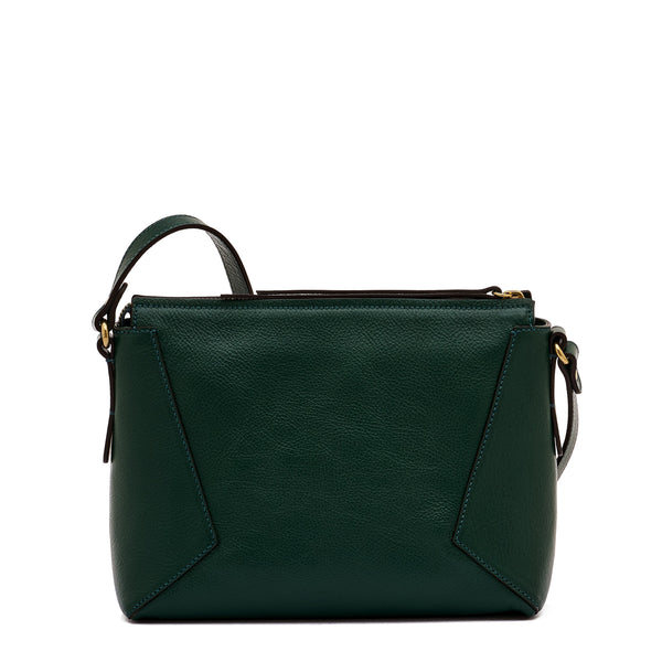 Storia | Sac bandouliere pour femme en cuir couleur vert oleandro