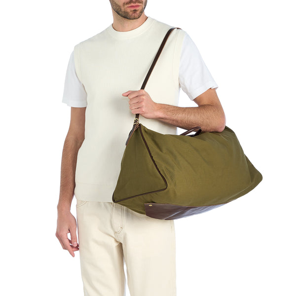 Vagabonda  | Borsa da viaggio in tessuto colore verde