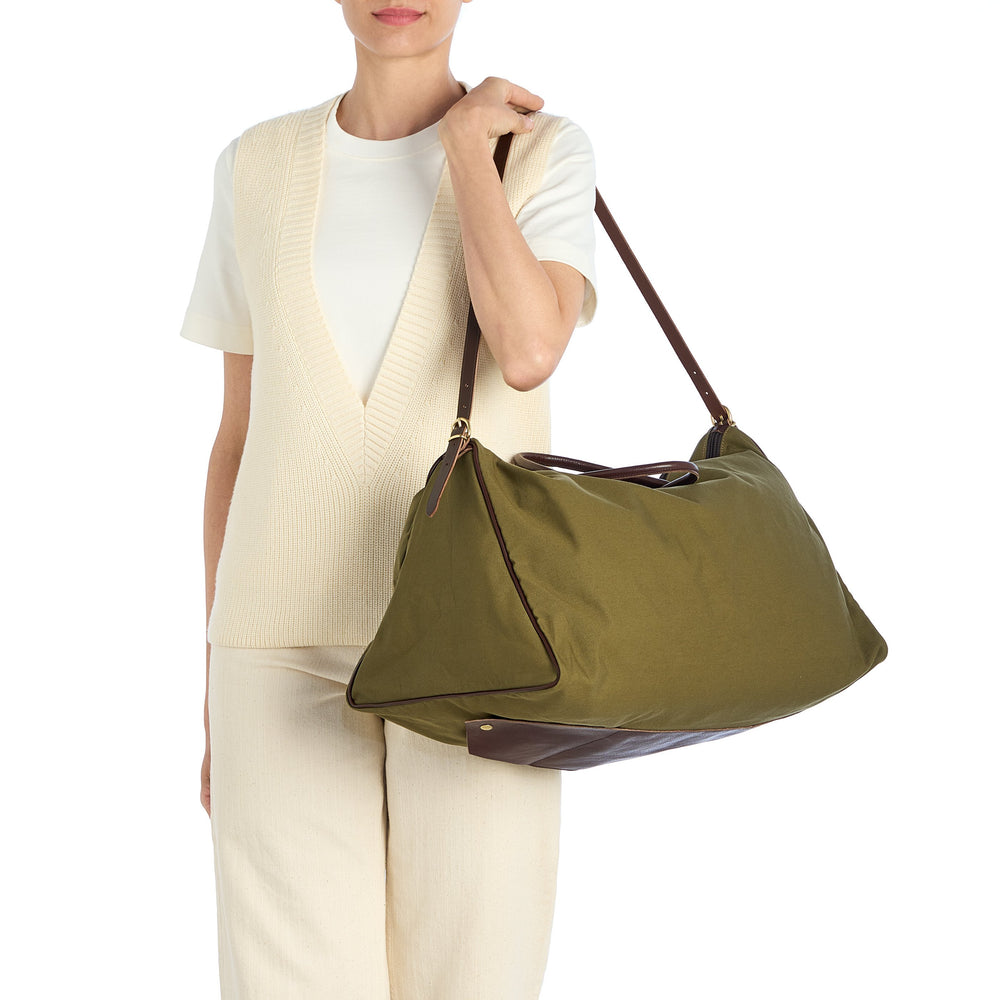 Vagabonda  | Borsa da viaggio in tessuto colore verde