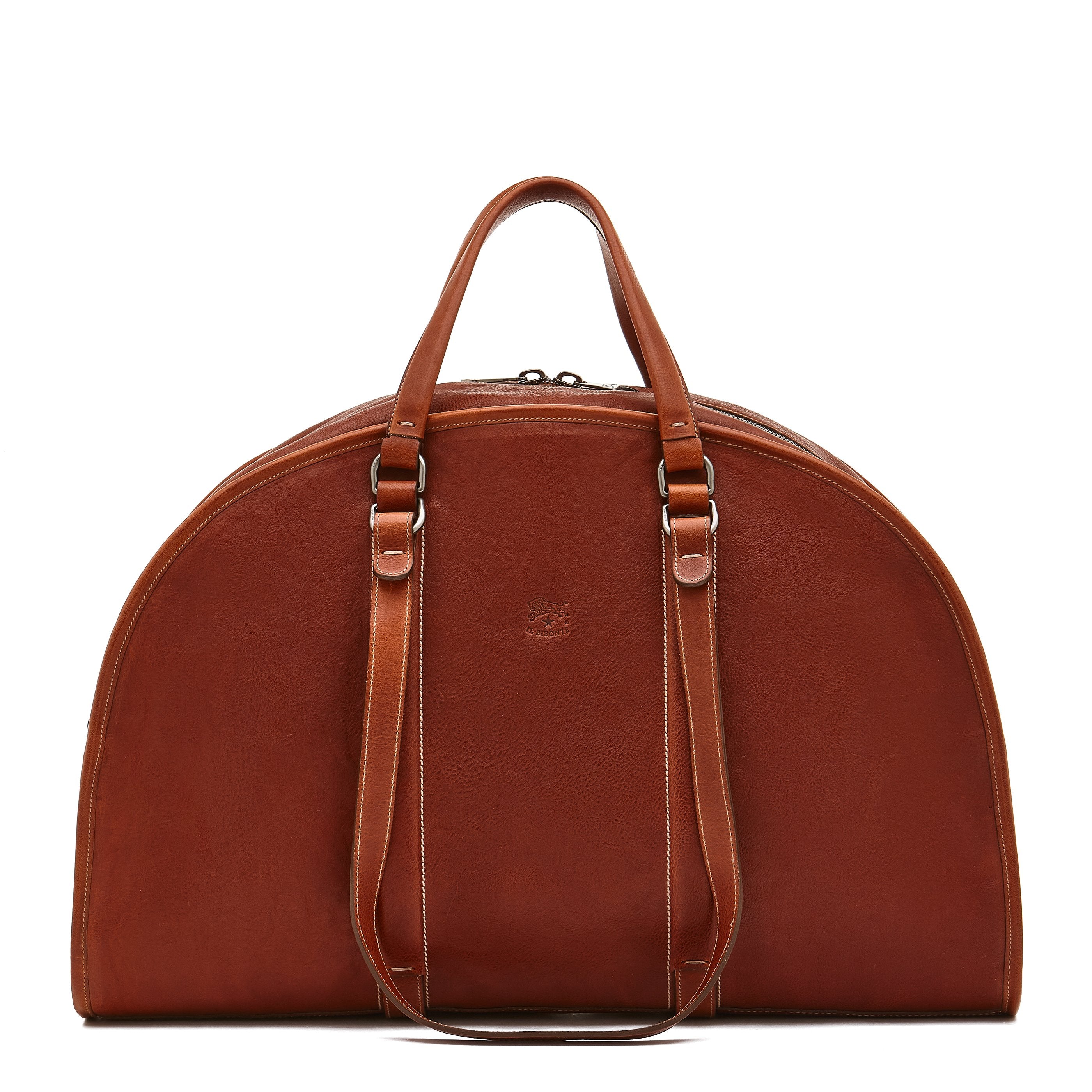 Frame | Travel bag in vintage leather color sepia